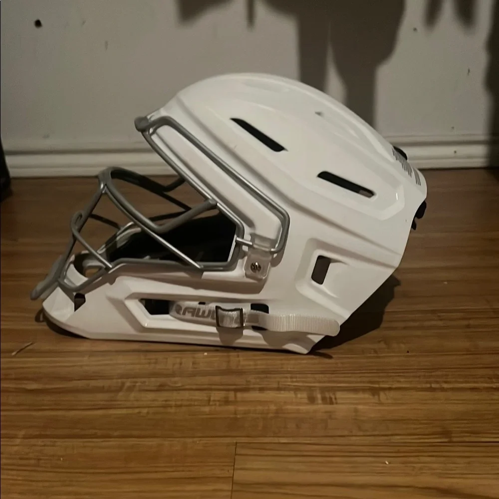 Rawlings White and Silver Face Mask